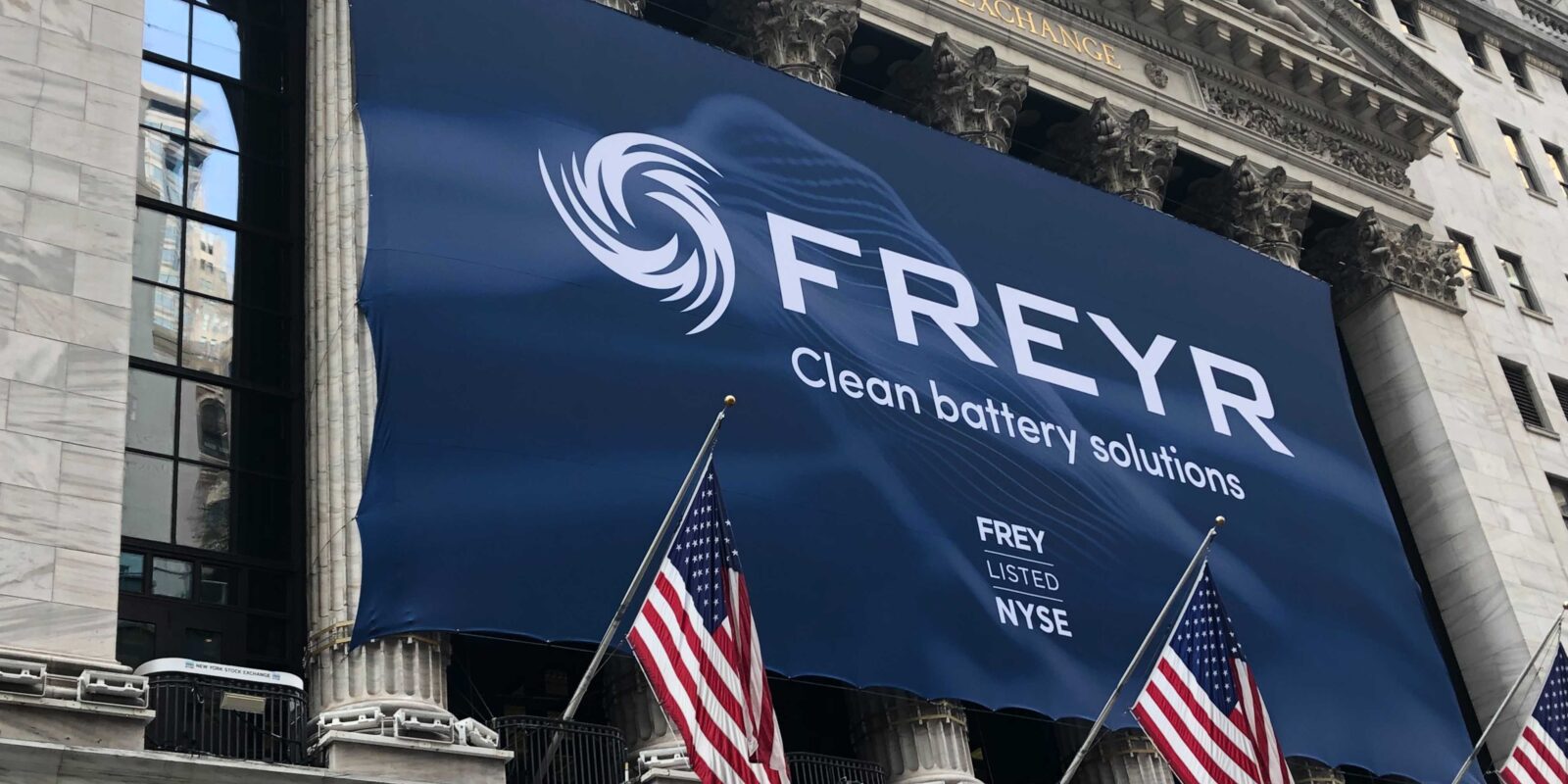 FREYR Battery NYSE banner